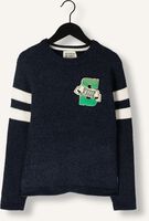 Donkerblauwe SCOTCH & SODA Trui CHENILLE ARTWORK PULLOVER Donkerblauwe SCOTCH & SODA Trui CHENILLE ARTWORK PULLOVER - medium