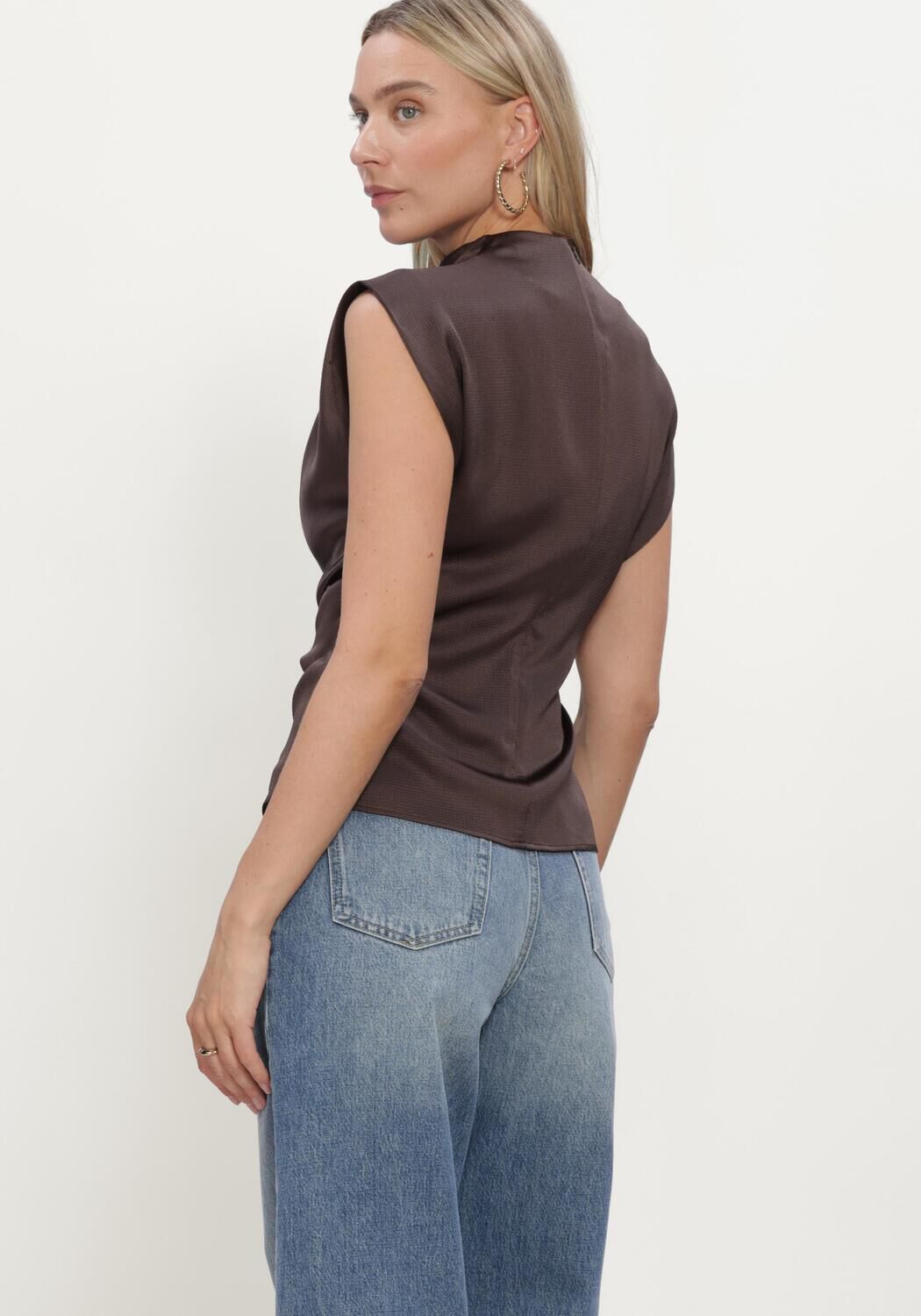 LINA LOCCHI Haut LL-BARBARA en marron - large