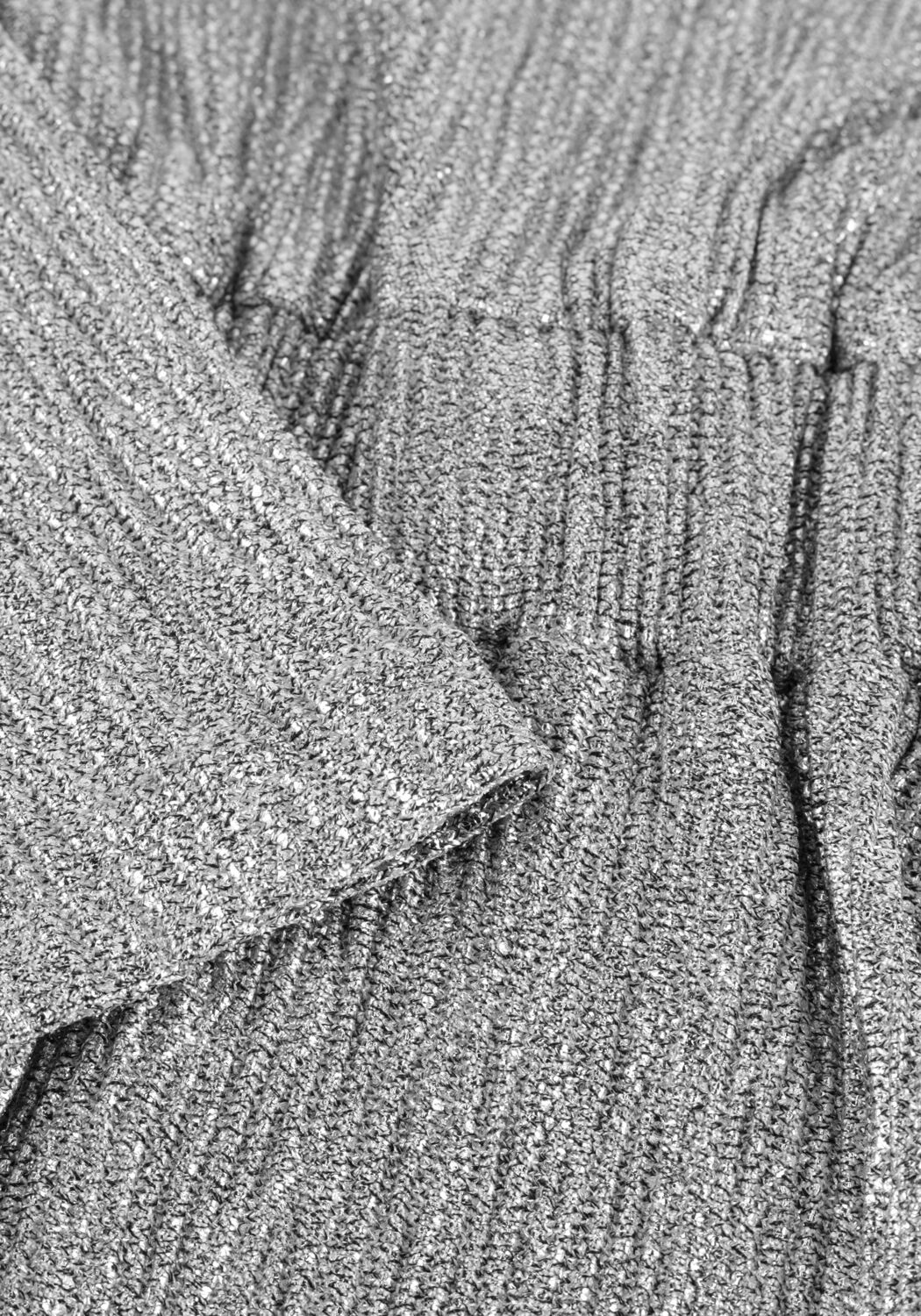 AI&KO Mini robe NIMRA PLISSE PES 165 G en argent - large