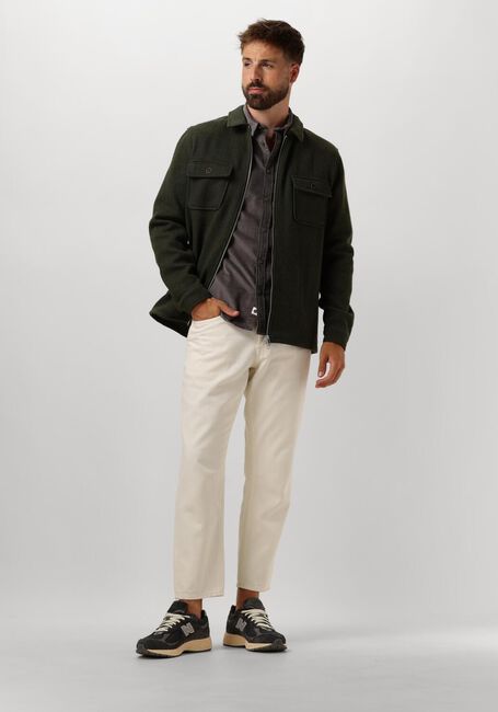 Grijze ANERKJENDT Casual overhemd AKLEIF SOLID CORD SHIRT - large