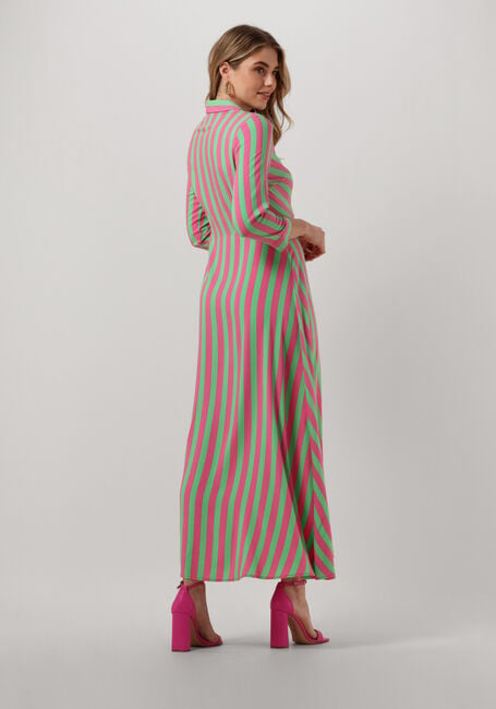 Y.A.S. Robe maxi YASSAVANNA LONG SHIRT DRESS en rose - large