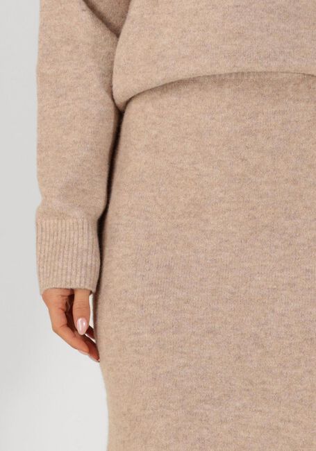 NEO NOIR Jupe midi ASHANTI KNIT SKIRT en beige - large