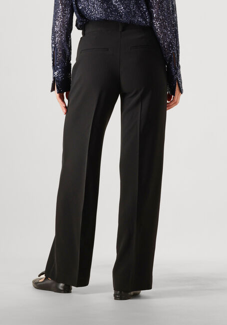 SECOND FEMALE Pantalon FIQUE STRAIGHT TROUSERS en noir - large