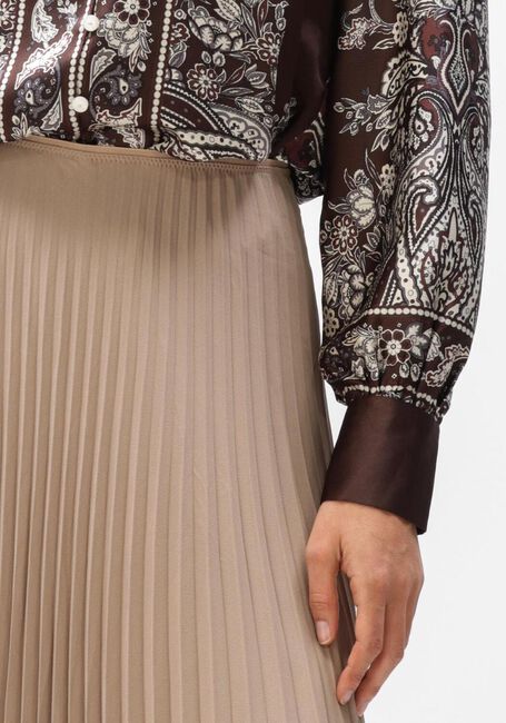 NEO NOIR Jupe maxi BONI SIMPLE PLISSE SKIRT Sable - large