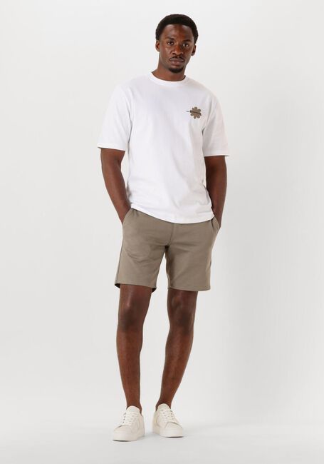 THE GOODPEOPLE Pantalon courte HARLEM en taupe - large