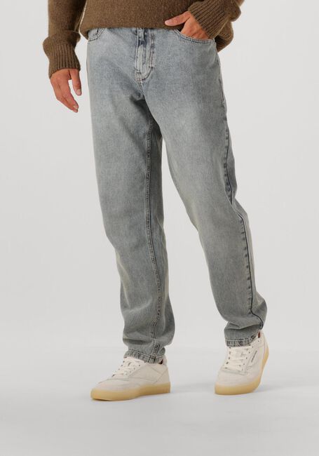 LES DEUX Straight leg jeans RYDER WASHED DENIM JEANS en gris - large
