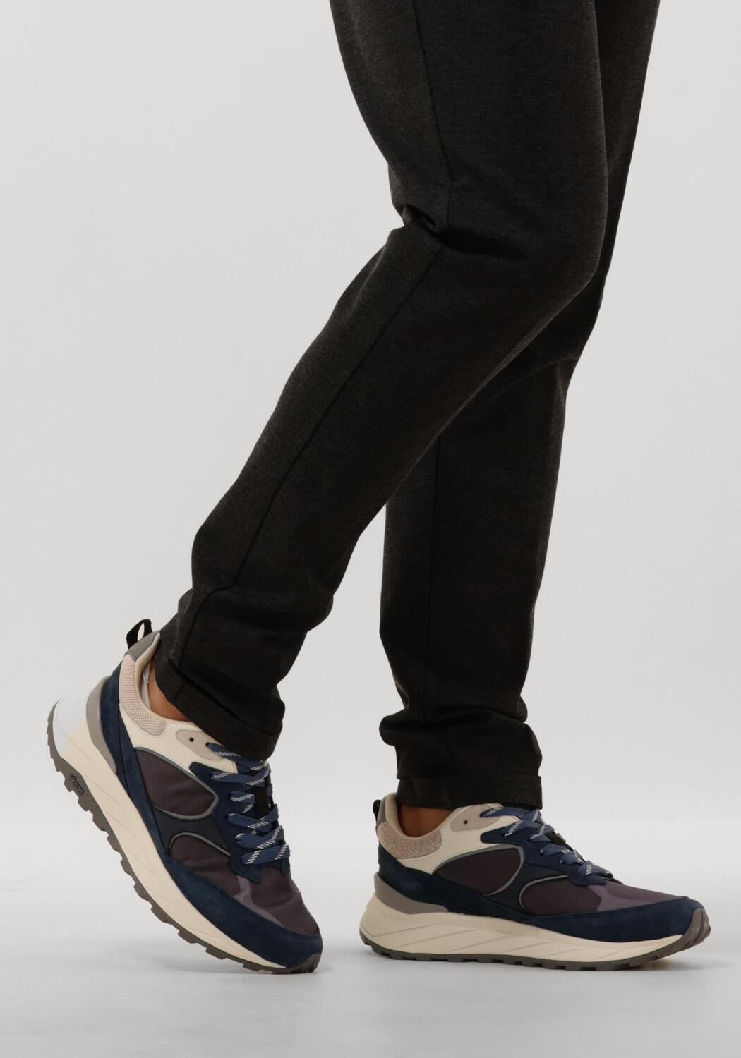 WOOLRICH Baskets basses RUNNING MAN en bleu