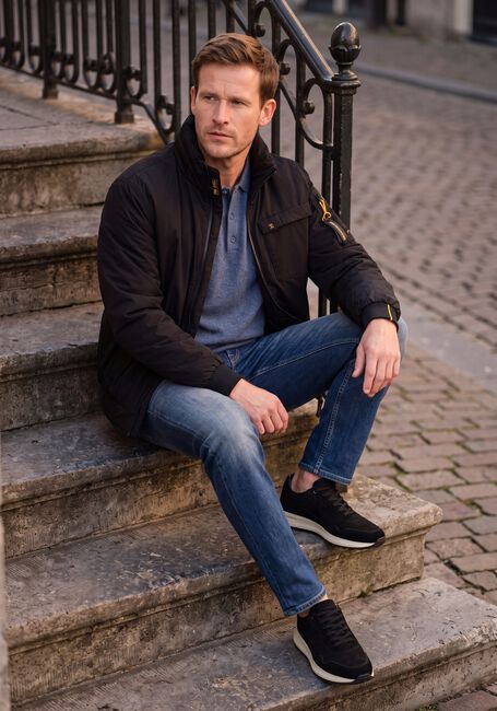 Zwarte PME LEGEND Jack FLIGHT JACKET HAVIL-SKY MACH 6 - large