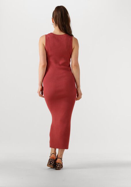 YDENCE Robe maxi KNITTED DRESS ARIEL en rouge - large