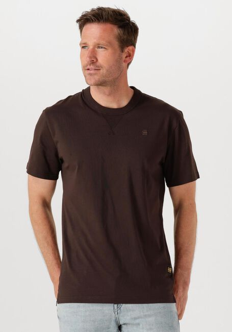 G-STAR RAW T-shirt NIFOUS R T en marron - large