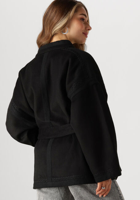 ANTIK BATIK Kimono WILLIAM KIMONO en noir - large