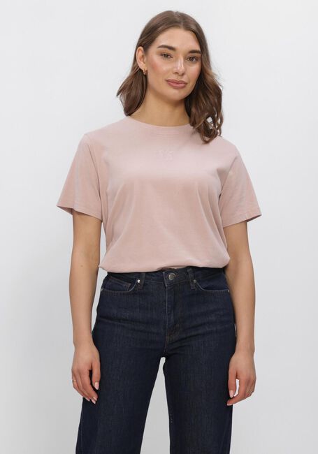 MY ESSENTIAL WARDROBE T-shirt SEATTLEMW LOGO EMB. TEE Rose clair - large