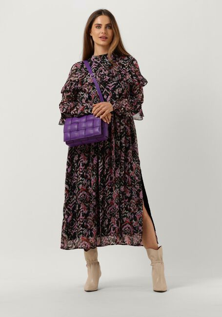 NOTES DU NORD Robe midi FABIOLA LUREX MIDI DRESS en noir - large