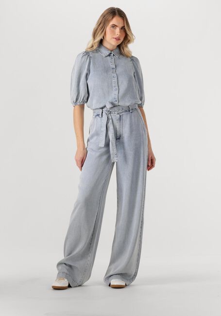 FREEBIRD BRITTE SS Blouses Bleu clair - large