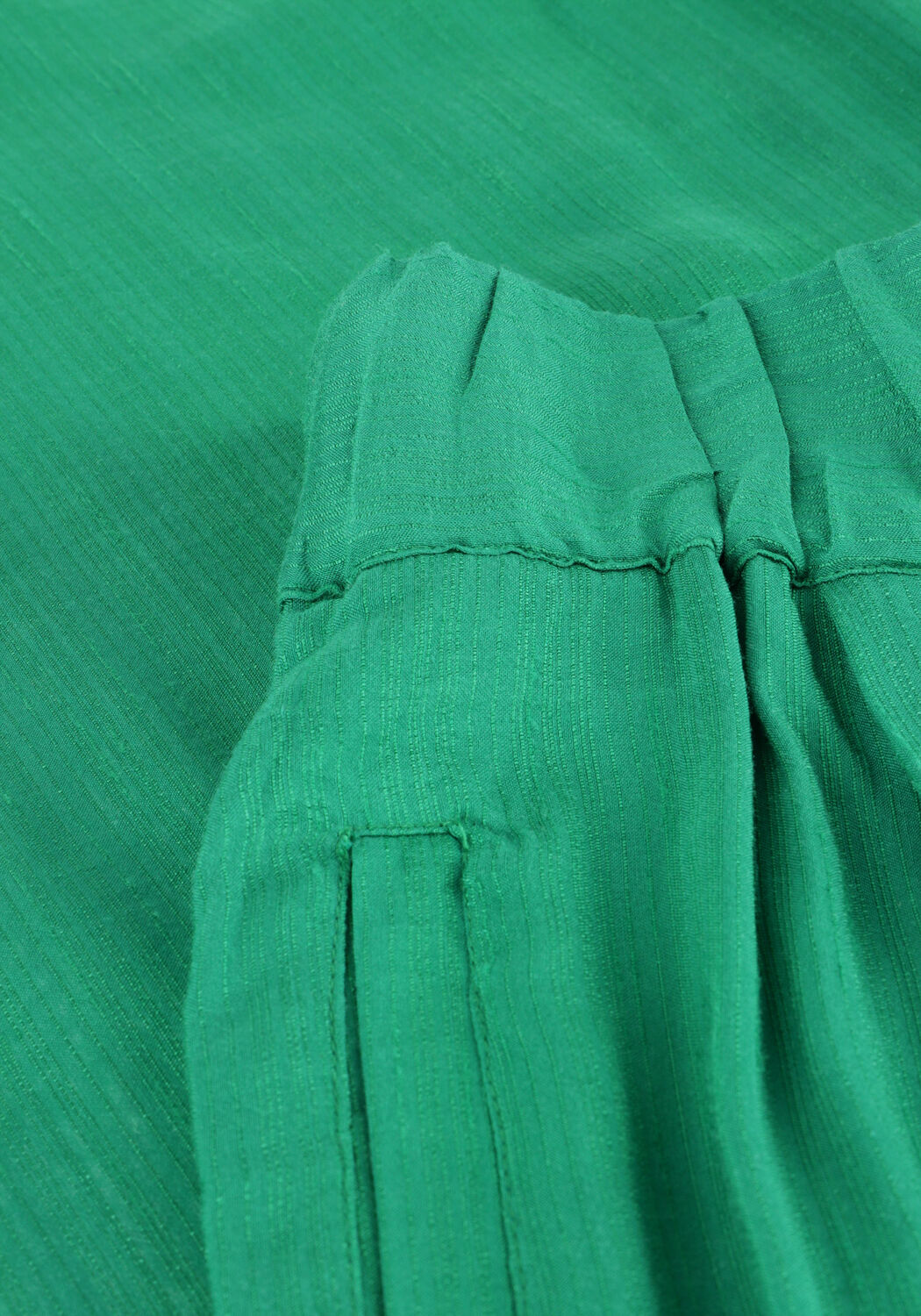 Groene BY-BAR Wijde broek BENJI DOBBY PANT - large