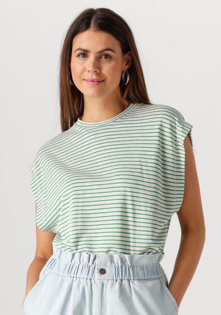 Groene BY-BAR Top MASON SMALL STRIPE TOP - large