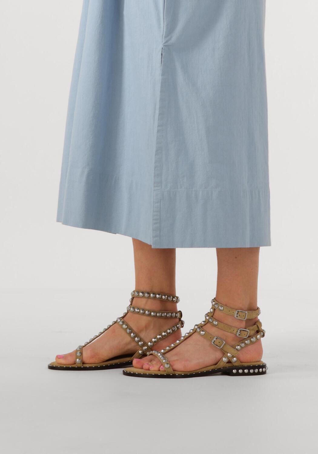 ASH Sandales plates PLAY en beige - large