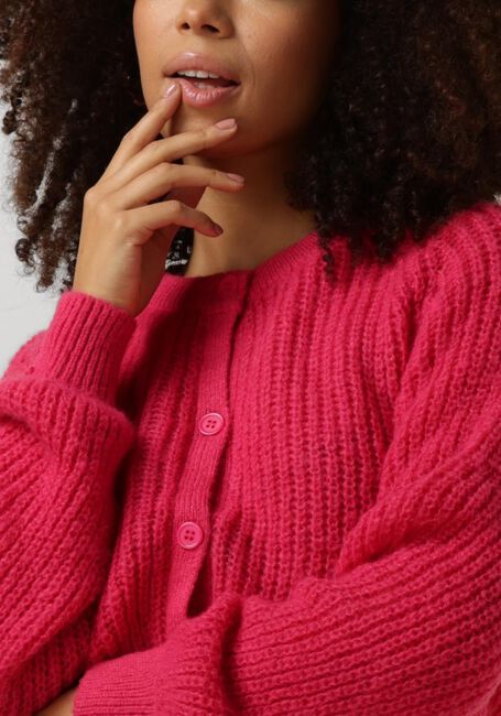 YDENCE Gilet CARDIGAN LOTTA en rose - large