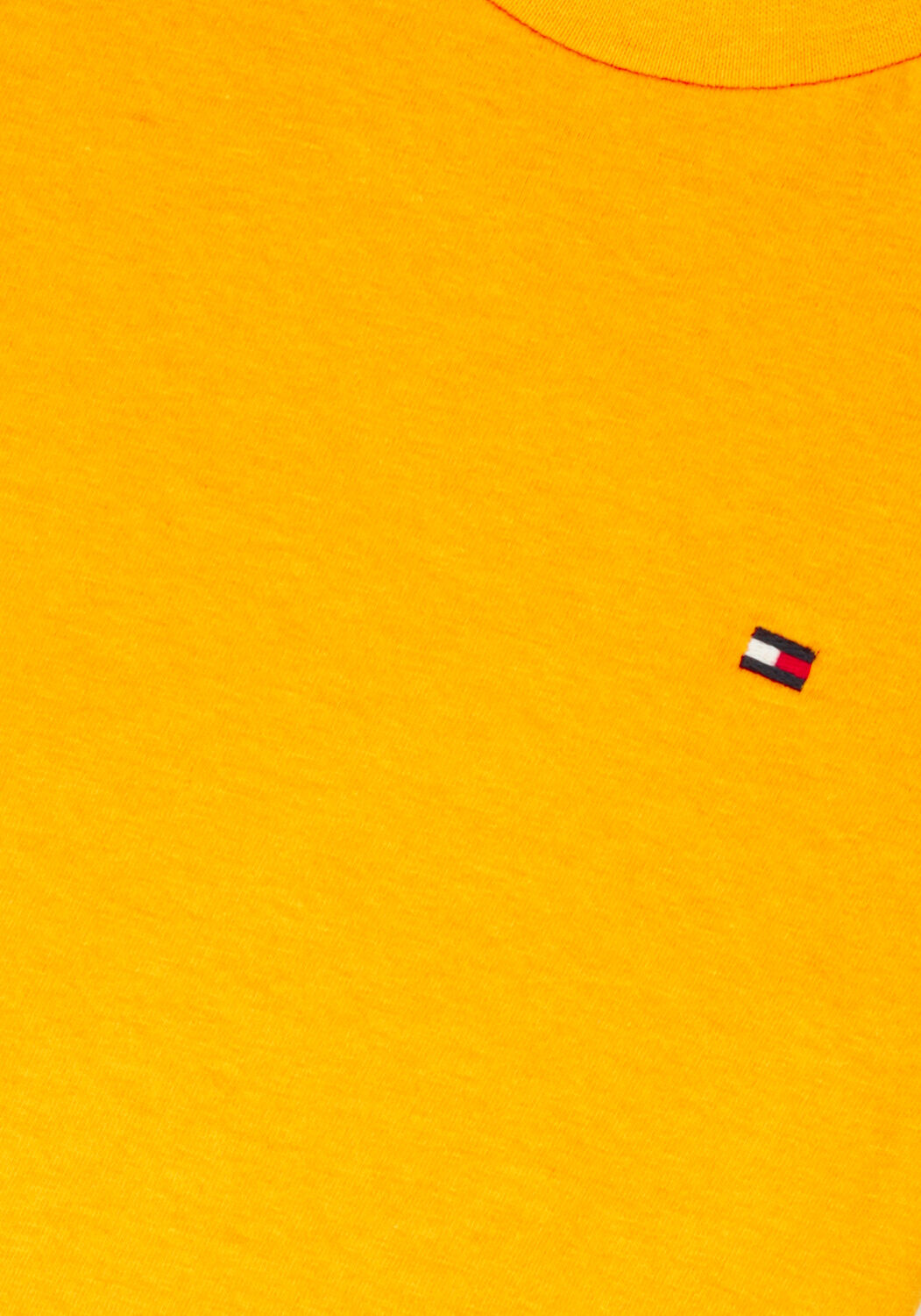 Gele TOMMY HILFIGER T-shirt ESSENTIAL COTTON TEE - large