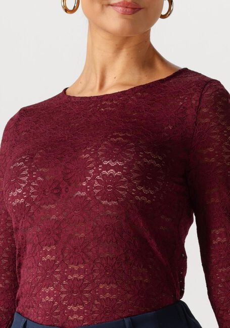YDENCE Haut TOP LOIZA Bordeaux - large