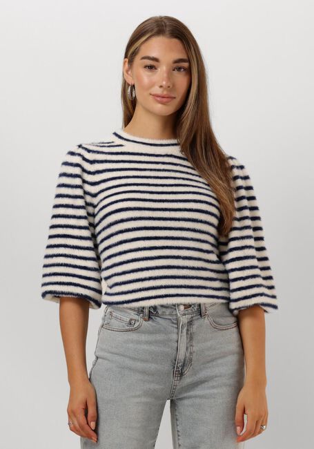 CATWALK JUNKIE Pull PUFFY SLEEVE KNIT Bleu foncé - large