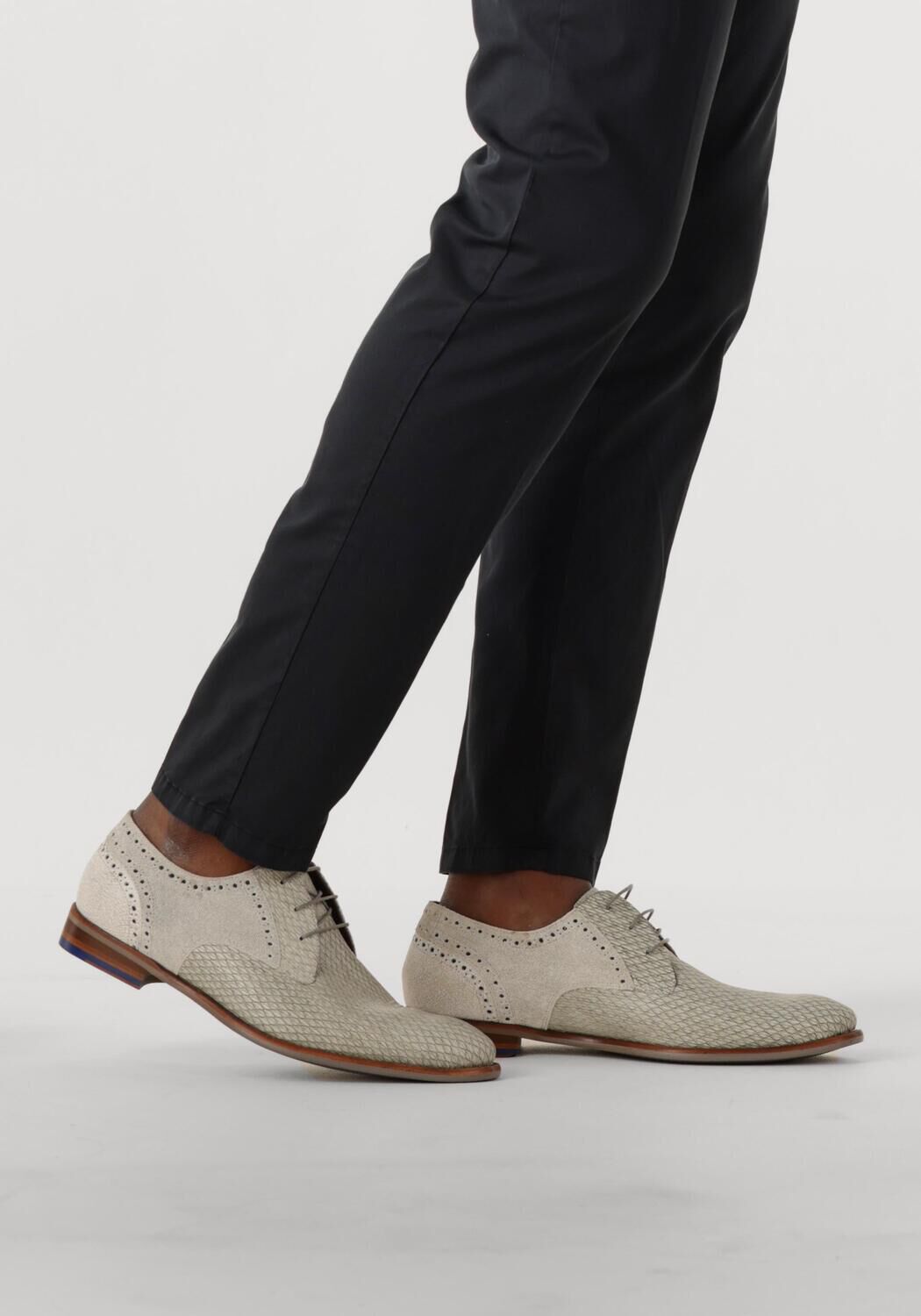 FLORIS VAN BOMMEL SFM-30361 DE STAPPER Richelieus en gris - large