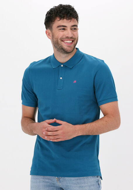Blauwe SCOTCH & SODA Polo CLASSIC PIQUE POLO IN ORGANIC COTTON - large