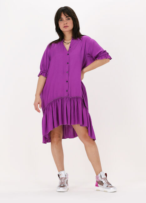 Paarse CHPTR-S Mini jurk FELICITY DRESS - large