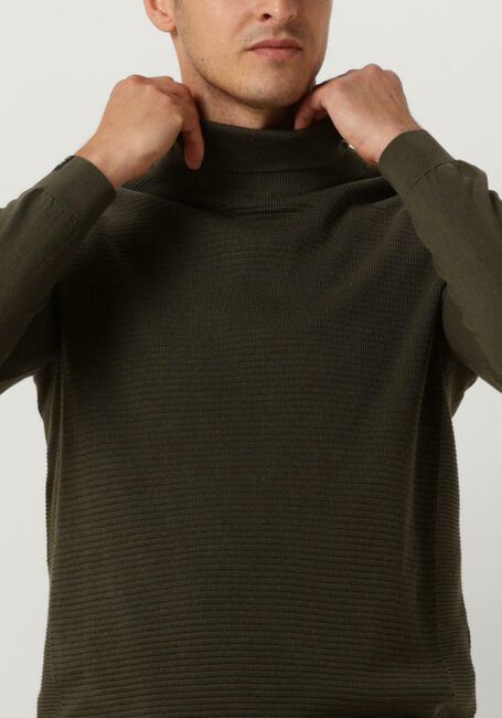 Groene VANGUARD Coltrui ROLL NECK PIMA COTTON - large