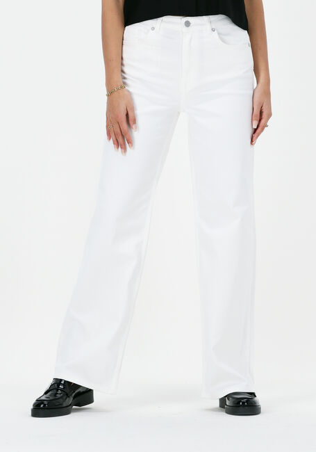 SELECTED FEMME Wide jeans SLFALICE HW LONG WIDE SNOW en blanc - large