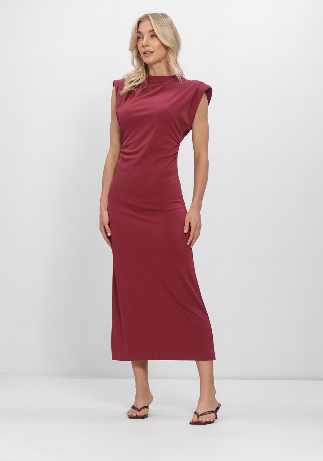 Y.A.S. YASNINGBO SL LONG DRESS Robes Bordeaux - large