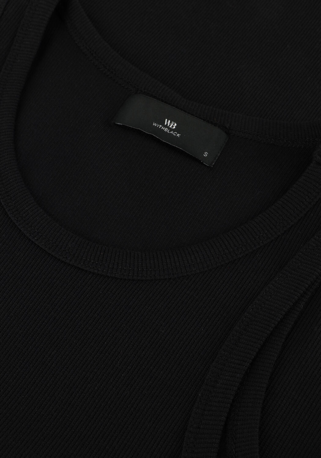 WITHBLACK Haut WBLDORDI TANK en noir - large