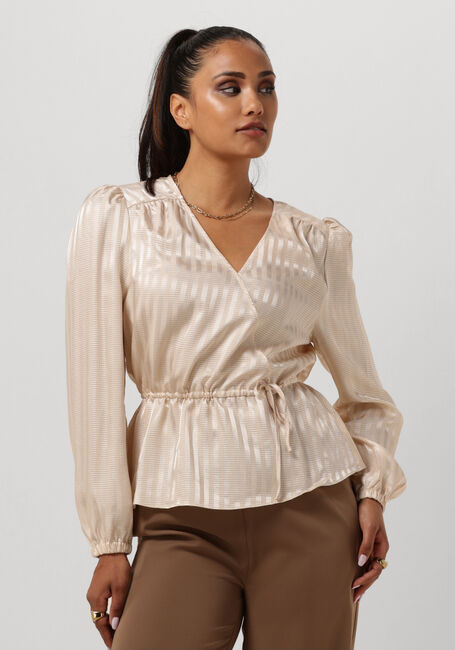 ANOTHER LABEL LYS TOP L/S Blouses en beige - large
