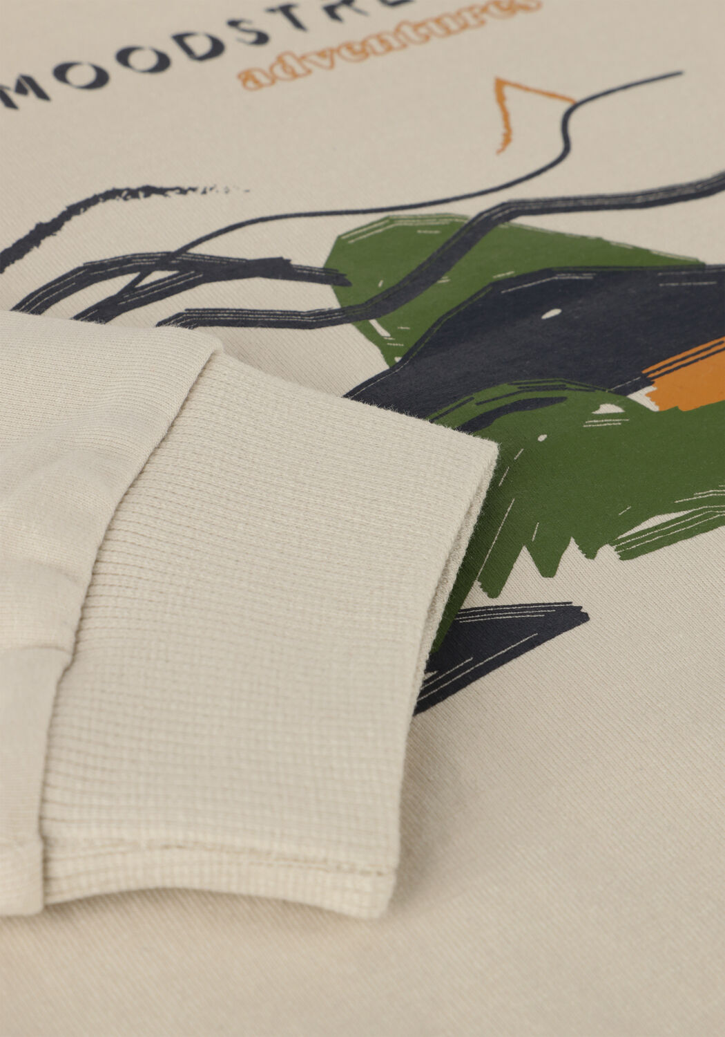 MOODSTREET Chandail CHEST PRINT SWEATER en blanc - large