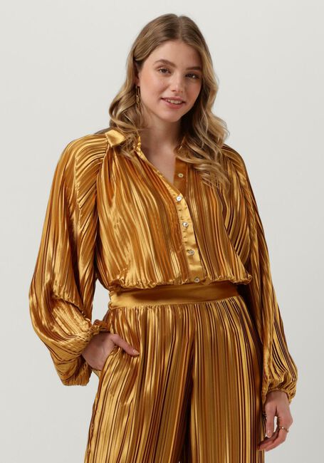 AMAYA AMSTERDAM MISTY BLOUSE Blouses en or - large