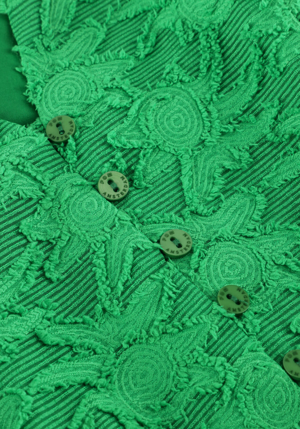 Groene POM AMSTERDAM  JUMPSUIT PALM GREEN JACQUARD - large