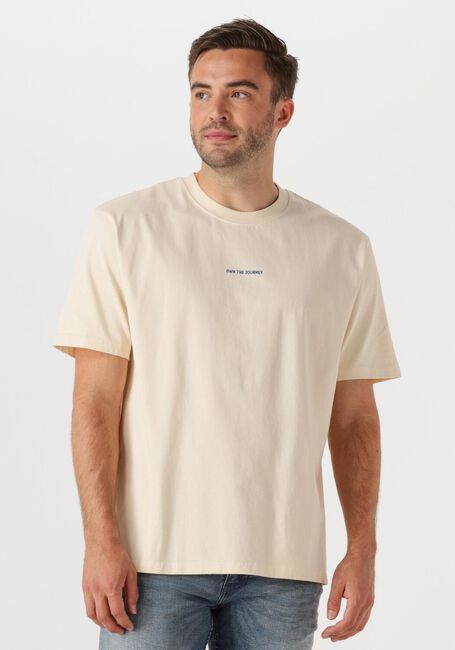 PURE PATH T-shirt LOOSE FIT CREWNECK SS T-SHIRTS en beige - large