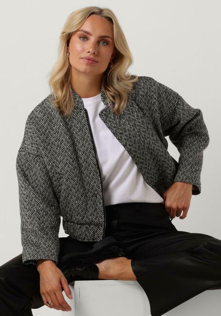 CO'COUTURE Manteau TWEEDY JACKET en noir - large