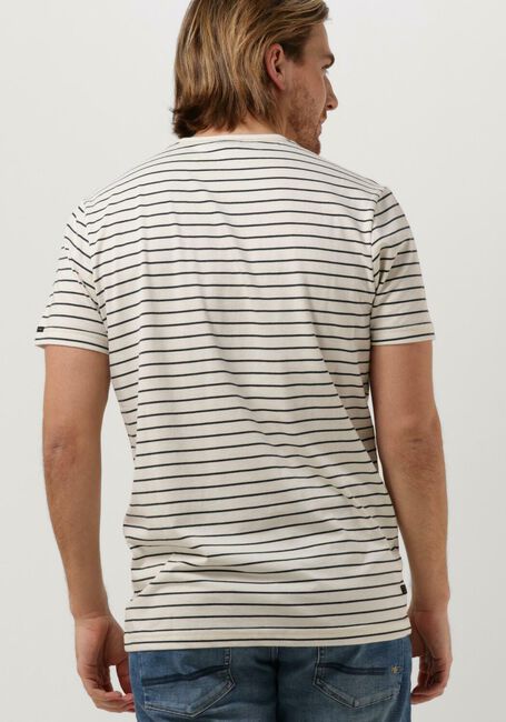 PME LEGEND T-shirt SHORT SLEEVE R-NECK YD MELANGE STRIPED JERSEY Blanc - large