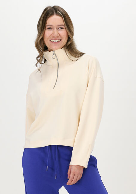Luiheid tweedehands Humanistisch Ecru SCOTCH & SODA Sweater ZIP ANORAK SWEATSHIRT IN TENCE | Omoda