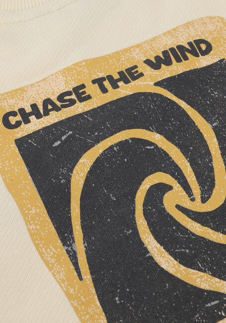 DAILY7 Pull OVERSIZED SWEATER BACKPRINT Crème - large