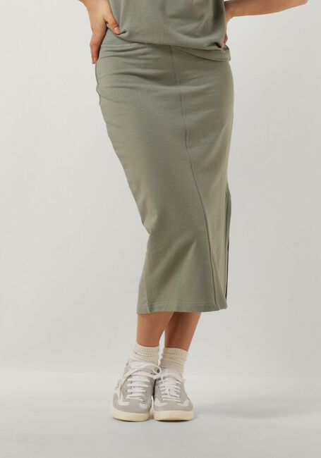 MOSCOW Jupe midi 53-03-CHIARA en vert - large