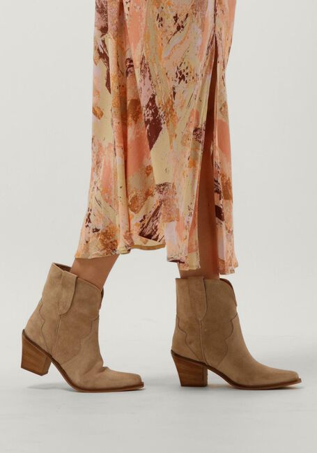 Beige NOTRE-V Enkellaarsjes 06 371 - large