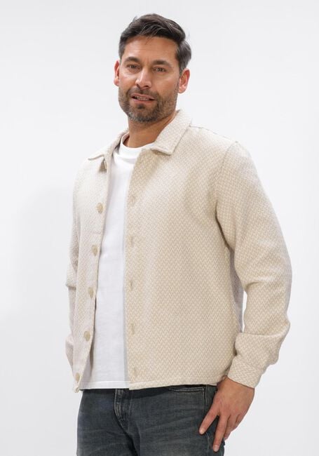 PURE PATH TWO COLORED WEAVE OVERSHIRTS Surchemises en beige - large