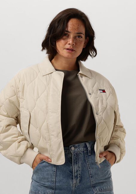TOMMY JEANS Jack TJW ONION QUILT BOMBER en beige - large
