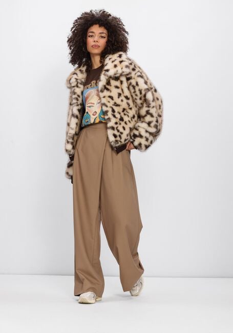 Beige HARPER & YVE Faux fur jas STACY-JA - large