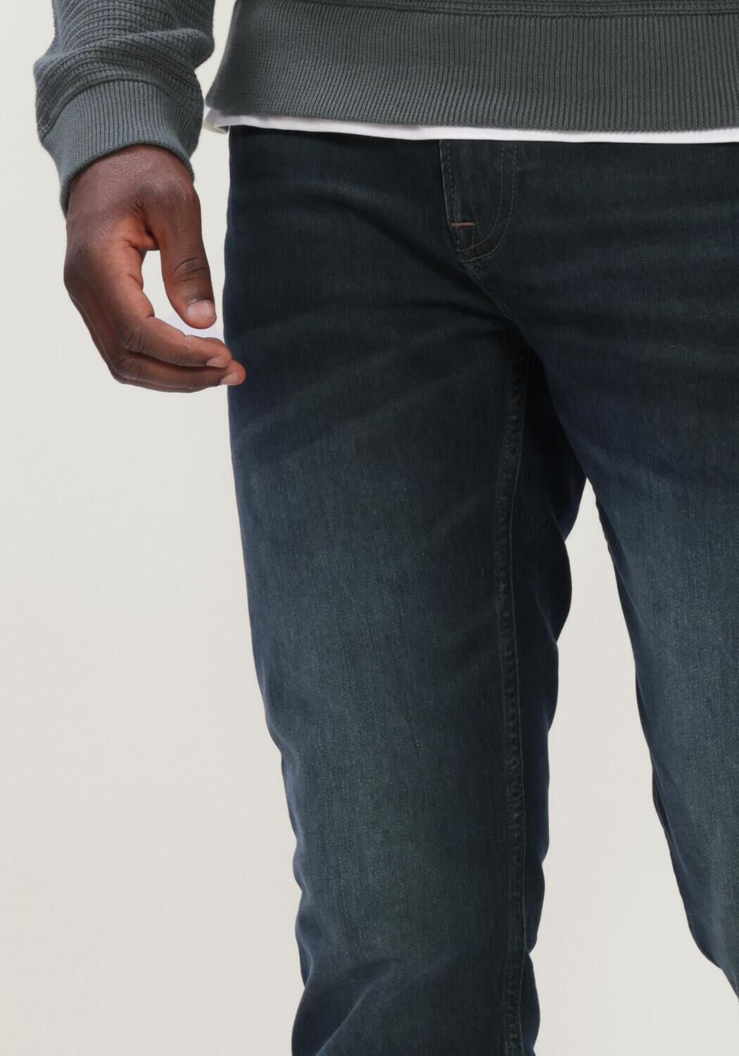 Donkerblauwe CAST IRON Straight leg jeans VALVER REGULAR - large