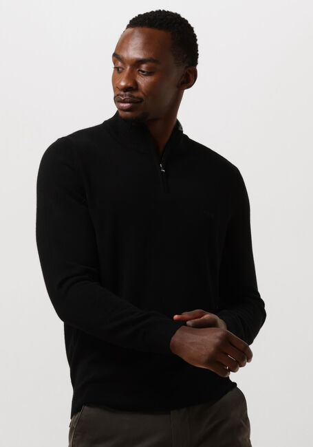 BOSS BLACK Pull MARLO en noir - large