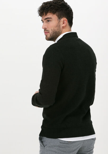 Grijze SELECTED MEN Trui SLHEKLON LS KNIT CREW W CAMP - large