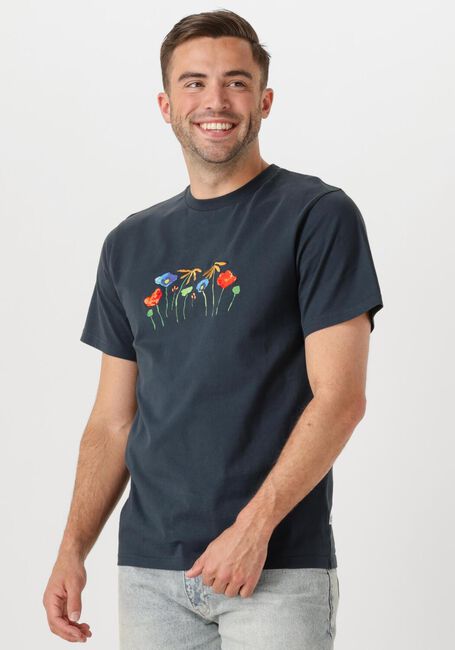 FORÉT T-shirt BOTANIC T-SHIRT Bleu foncé - large